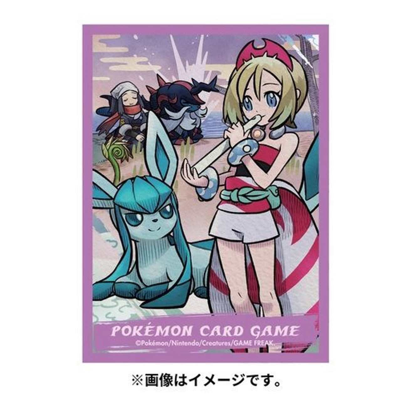 Pokemon Center Original Glaceon TCG Card Sleeve
