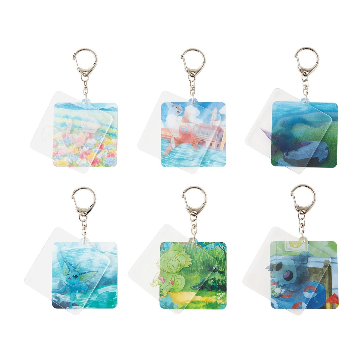 Acrylic Keychain Invisible to me blindbox | Pokémon Center Japan