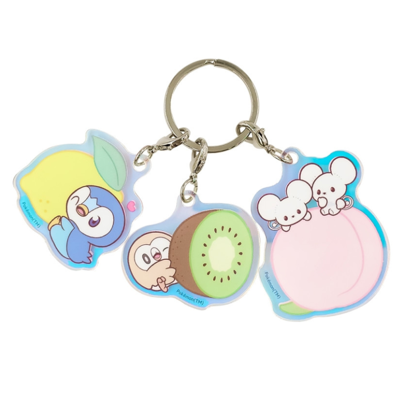 eevolvd 3 pack bundle acrylic keychain front direkt fran pokemon center Japan