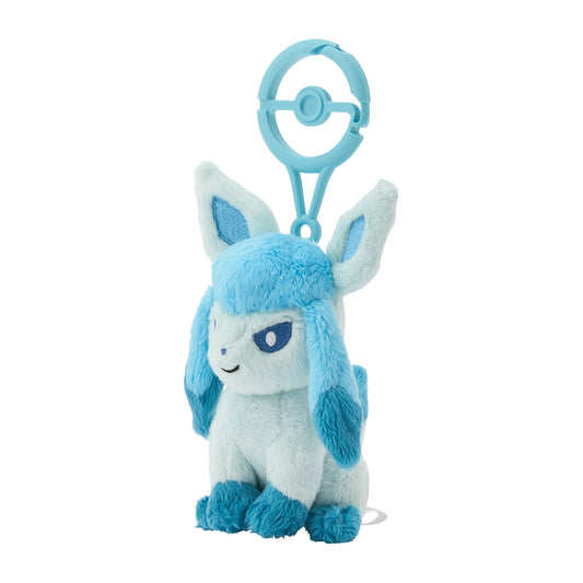 eevolvd glaceon poem on center japan keychain plush 1