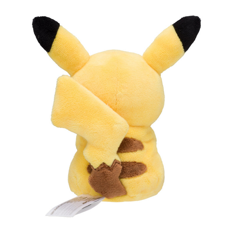 eevolvd pikachu pokemon fit plush sedd fran baksidan fran pokemon center japan
