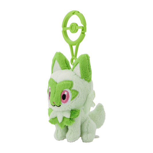 eevolvd sprigatito plush keychain pokemon center japan side