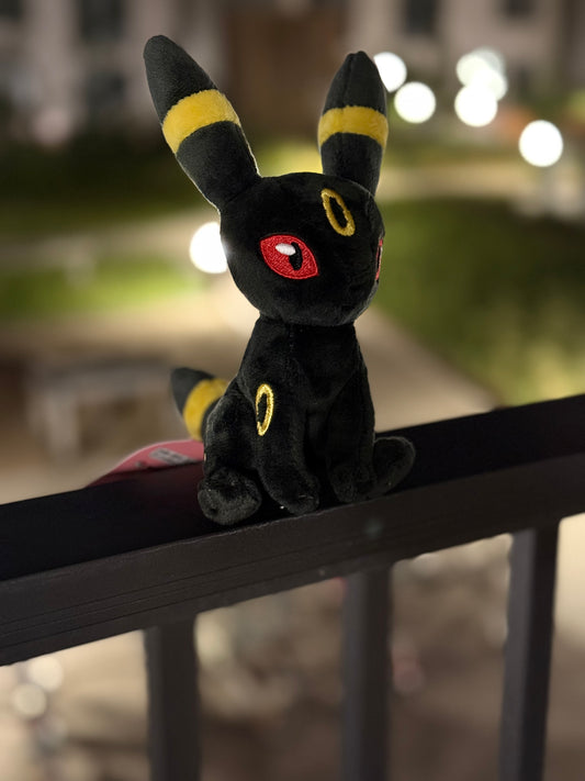 eevolvd umbreon pokemon fit plush irl night 1 from pokemon center Japan