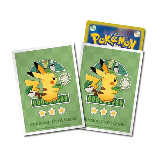 Pokemon TCG Deck Sleeves Cafè Pikachu Poltchageist White