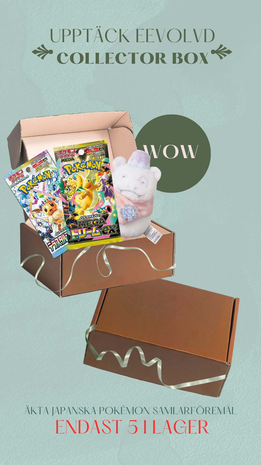 Eevolvd Collector Box – Ny Pokémon Mystery Box i Sverige