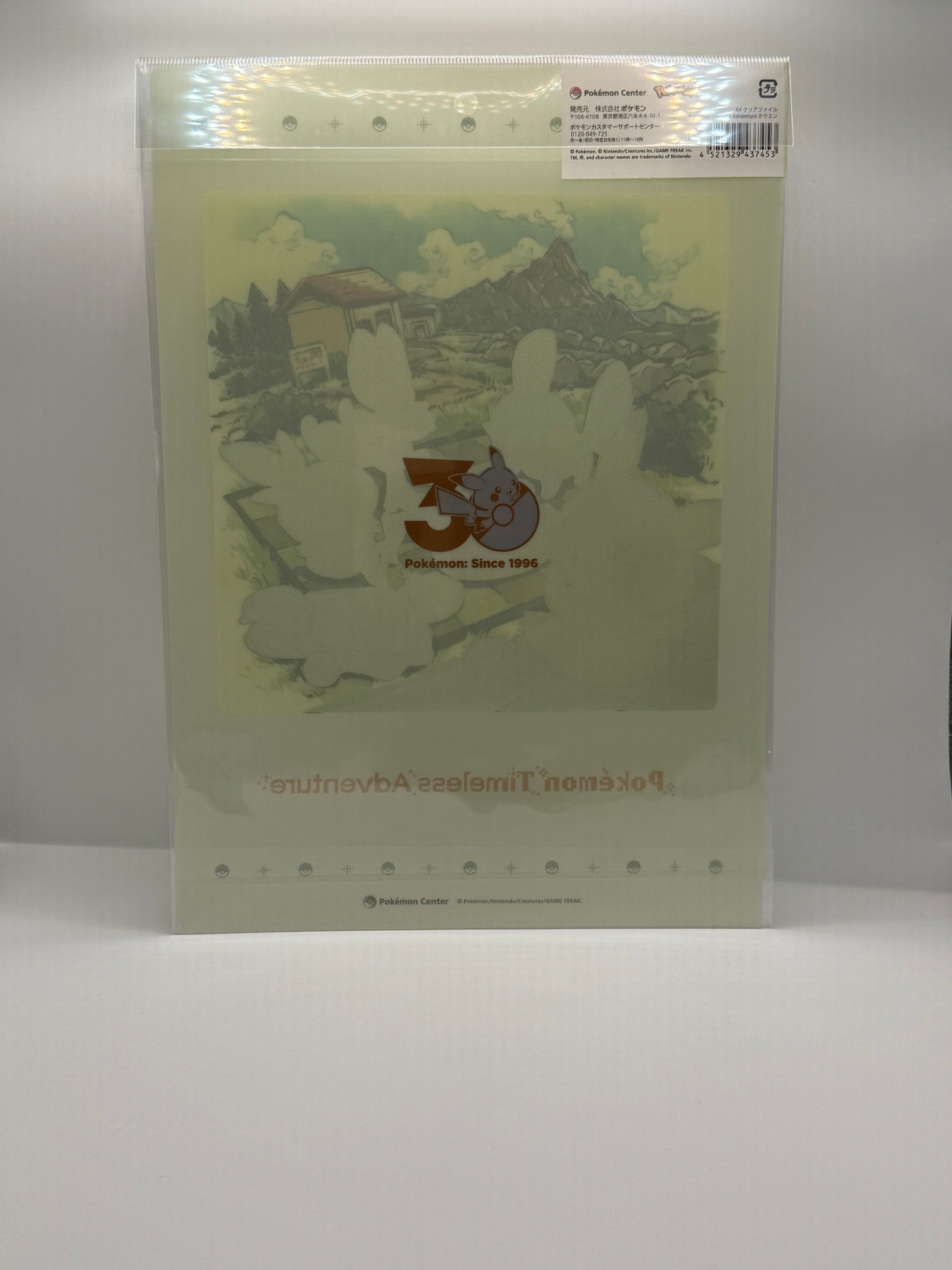 A4 Clear File Pokémon Timeless Adventure - 30th Anniversary Edition
