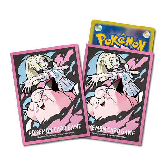 Lillie & Clefairy Card Sleeves – Pink Ver. (Pokémon Center Japan)
