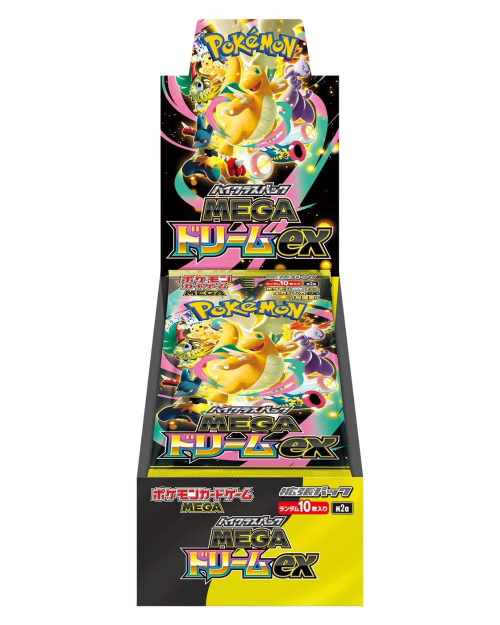 Eevolvd Mega Dream EX Booster Box med 10 booster packs sealed direkt fran Pokemon Center Japan