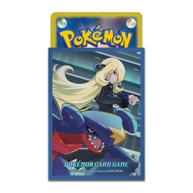 Eevolvd Cynthia och Garchomp Pokemon Center Kort sleeve med exklusiv konst direkt fran Pokemon Center Japan