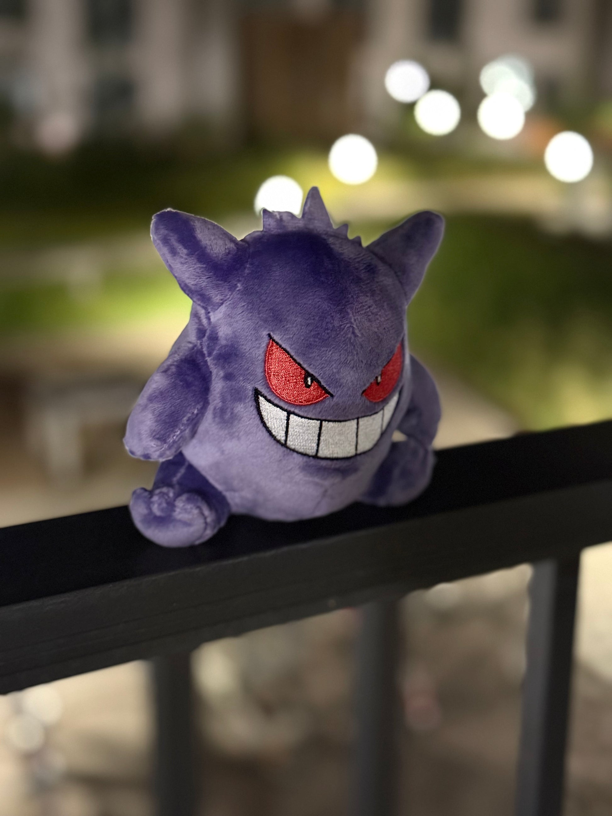 eevolvd Gengar pokemon fit plush irl night 1 from pokemon center Japan