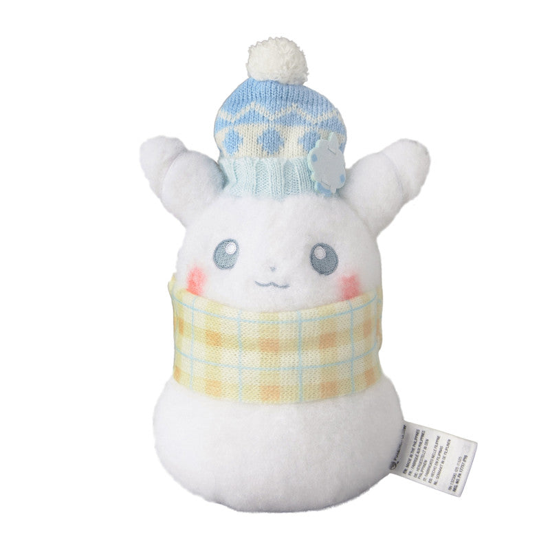 Eevolvd Pikachu Vinter Plush med halsduk och hatt direkt fran Pokemon Center Japan