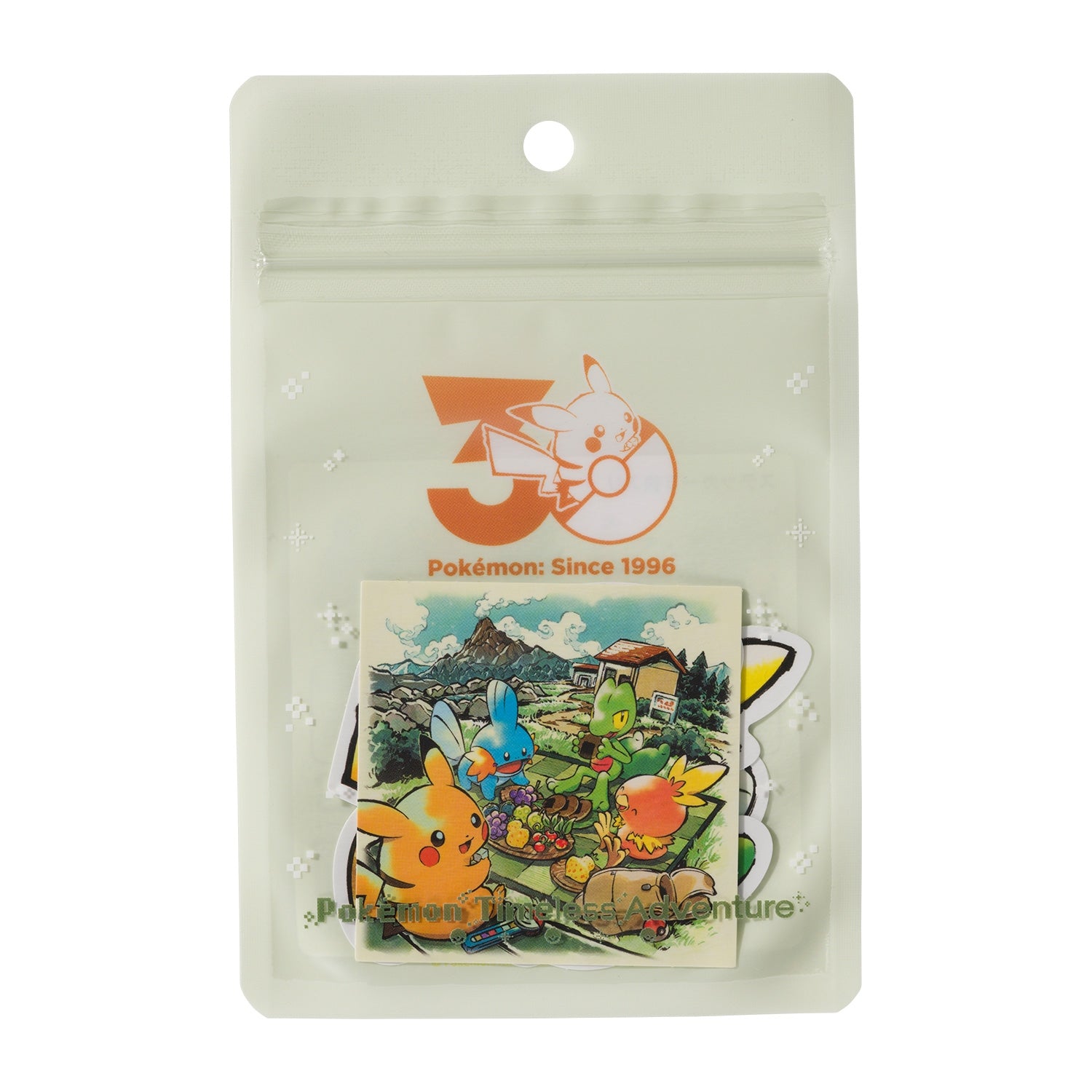 eevolvd pokemon timeless adventure 30 ars jubelium klistermarke direkt fran pokemon center japan