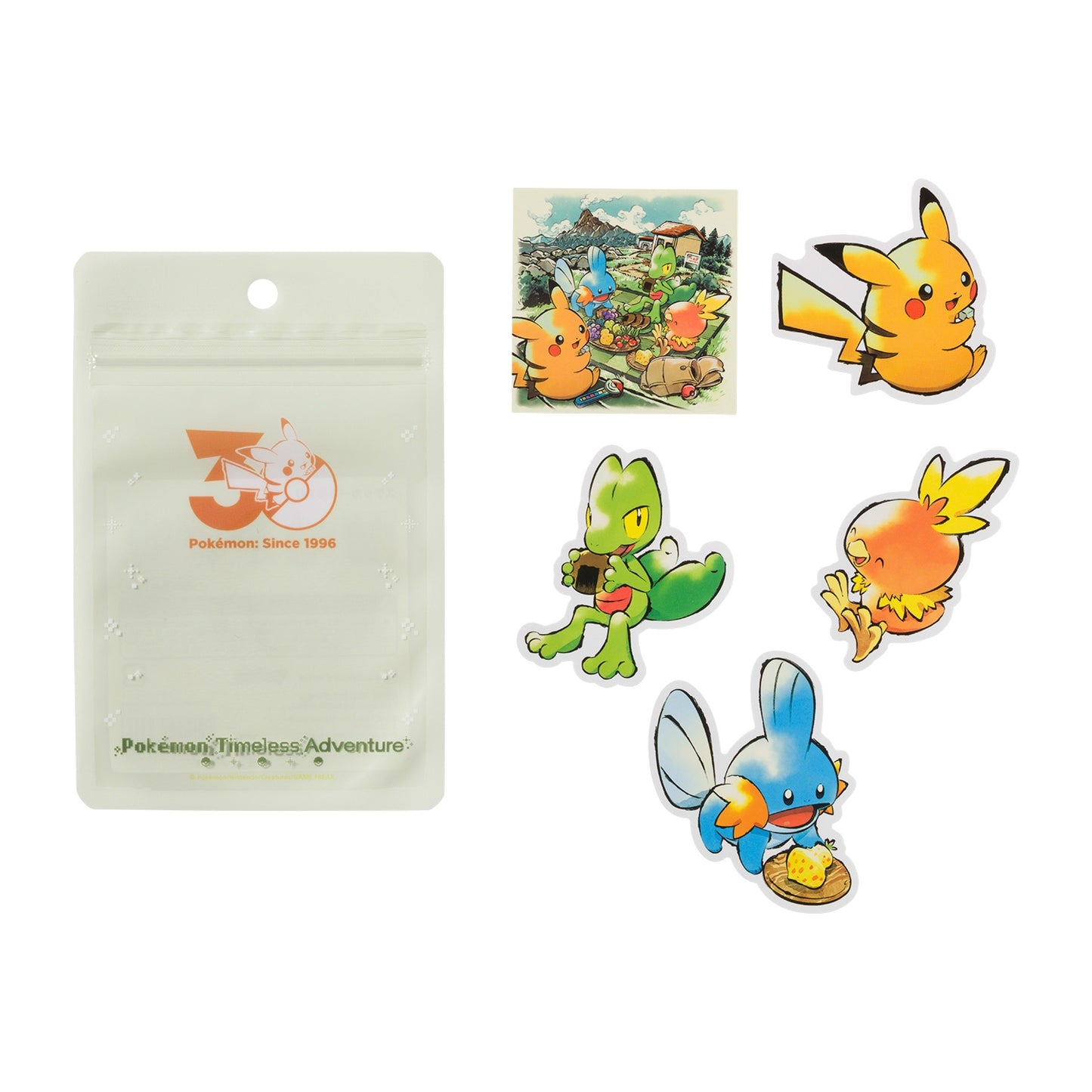 eevolvd pokemon timeless adventure 30 ars jubelium klistermarke direkt fran pokemon center japan