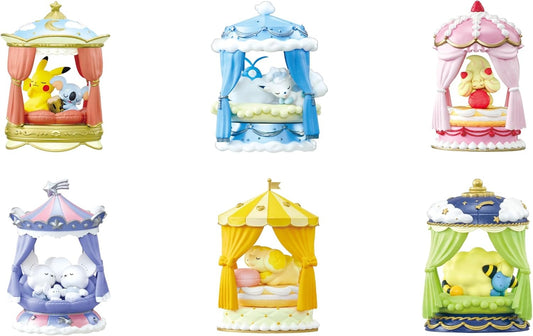 Eevolvd Rement Nighty Night med 6 olika figurer direkt fran Pokemon Center Japan