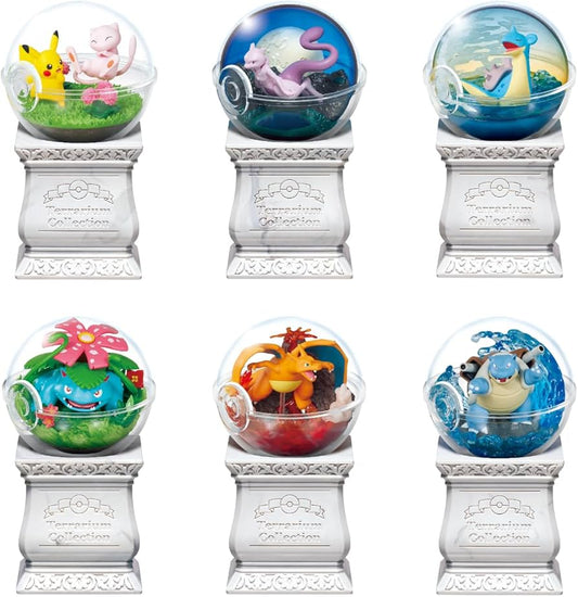 Eevolvd Rement Terrarium med unika statyer av pokemon direkt fran Pokemon Center Japan