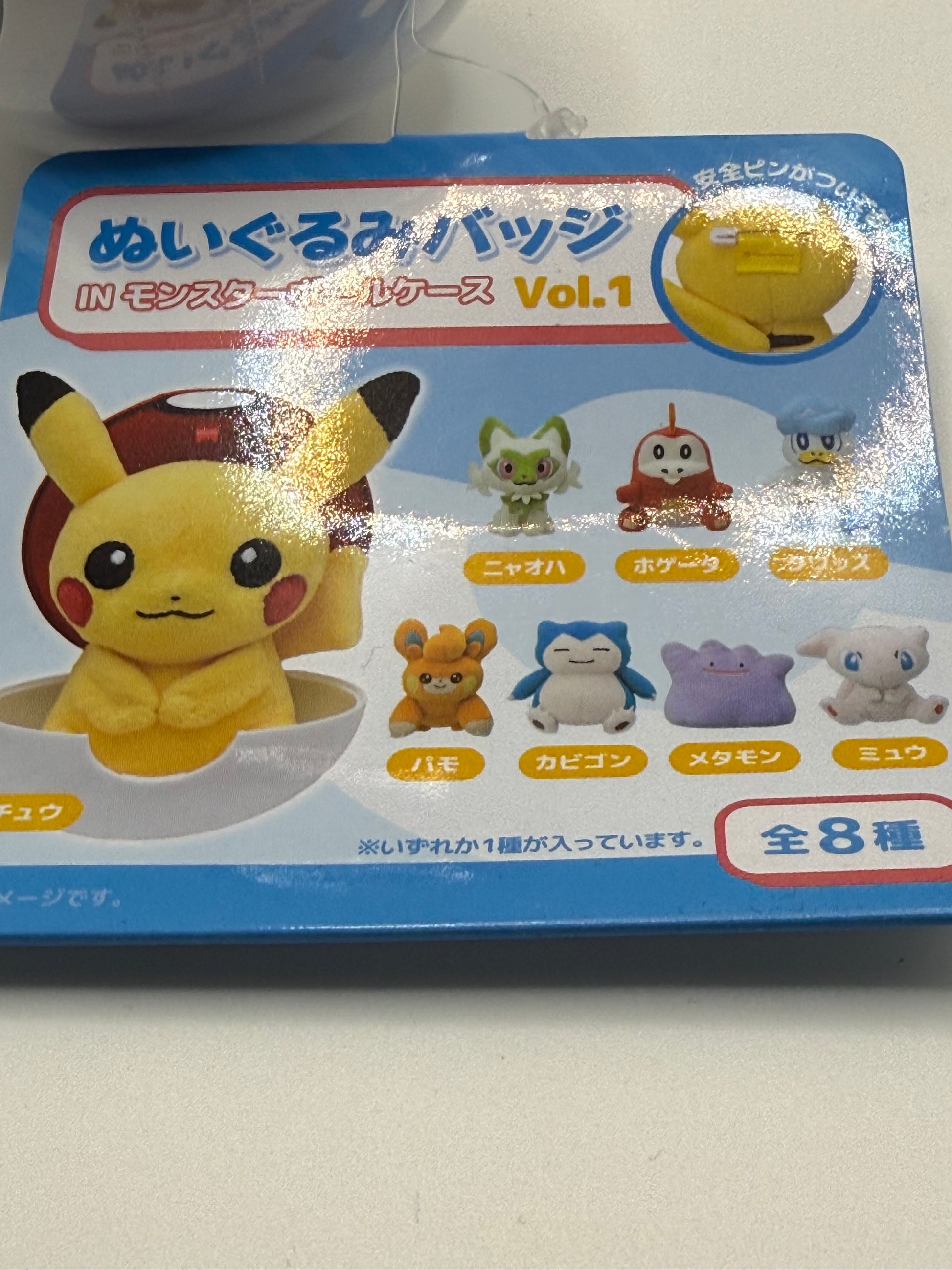 Eevolvd blindbox plush med tag fran verkligheten fran Pokemon Center Japan