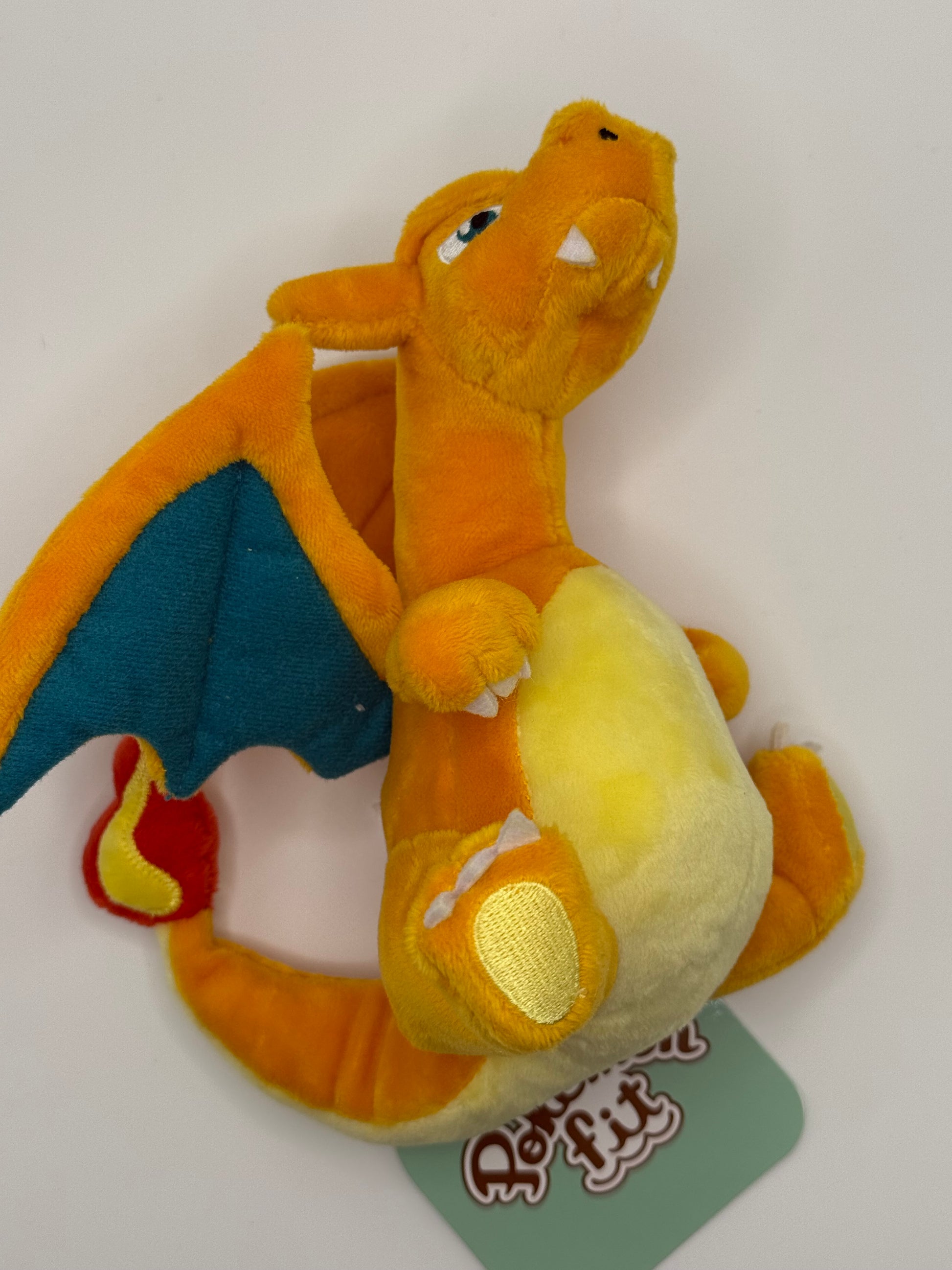 eevolvd charizard pokemon fit plush front side