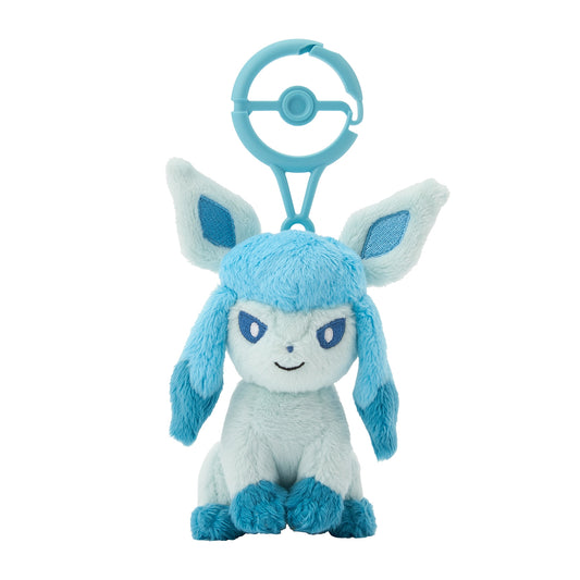 eevolvd glaceon poem on center japan keychain plush 1