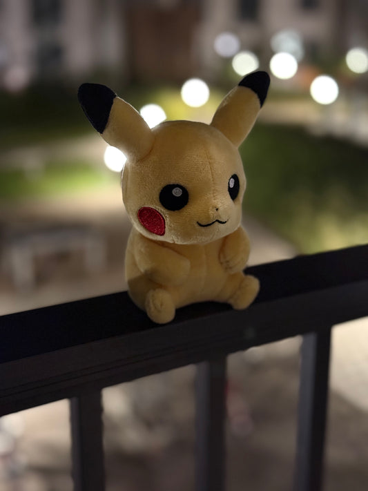 eevolvd pikachu pokemon fit plush irl night 1 from pokemon center Japan