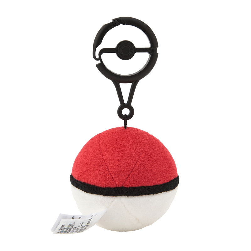eevovld pokeball pokemon plush nyckelring baksida direkt fran pokemon center japan