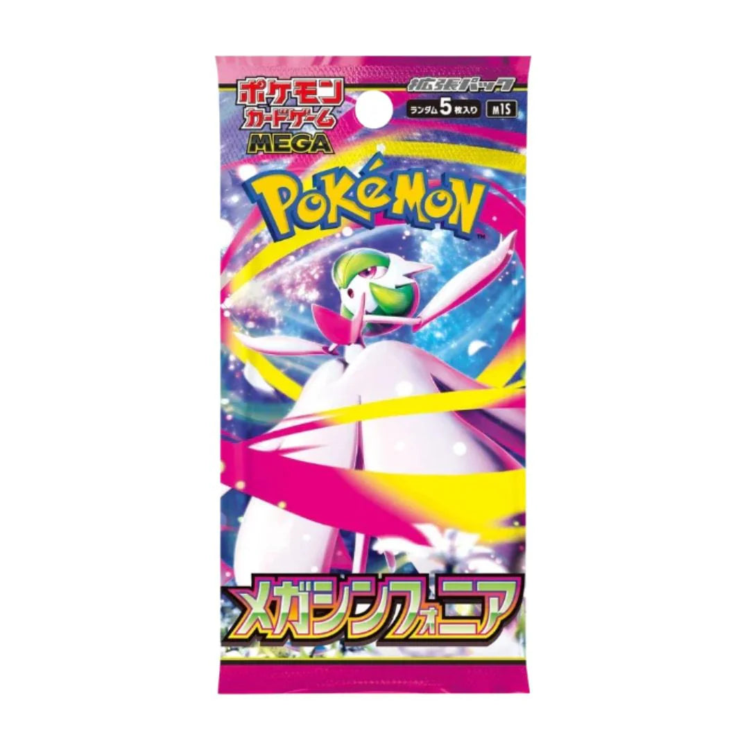 Eevolvd Pokemon Mega Symphonia Booster Pack med pack art direkt fran pokemon center japan