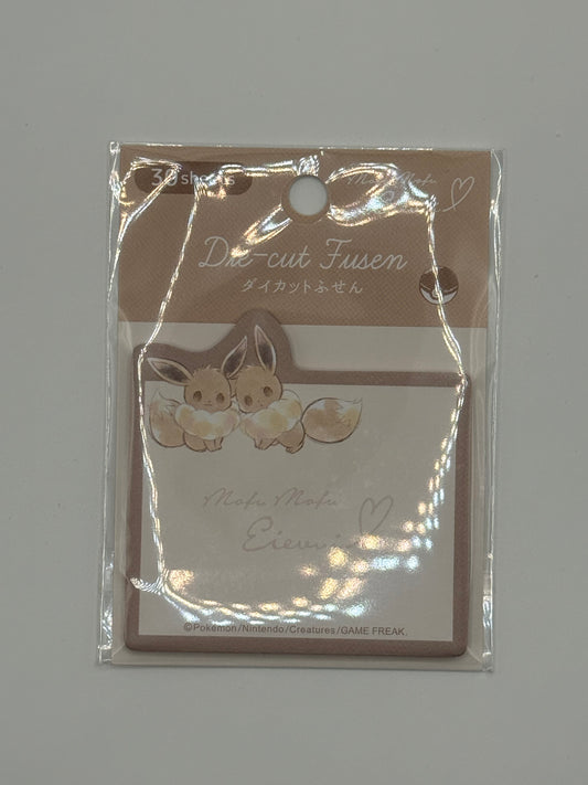 eevolvd pokemon center japan die cut post its with eevee as a theme