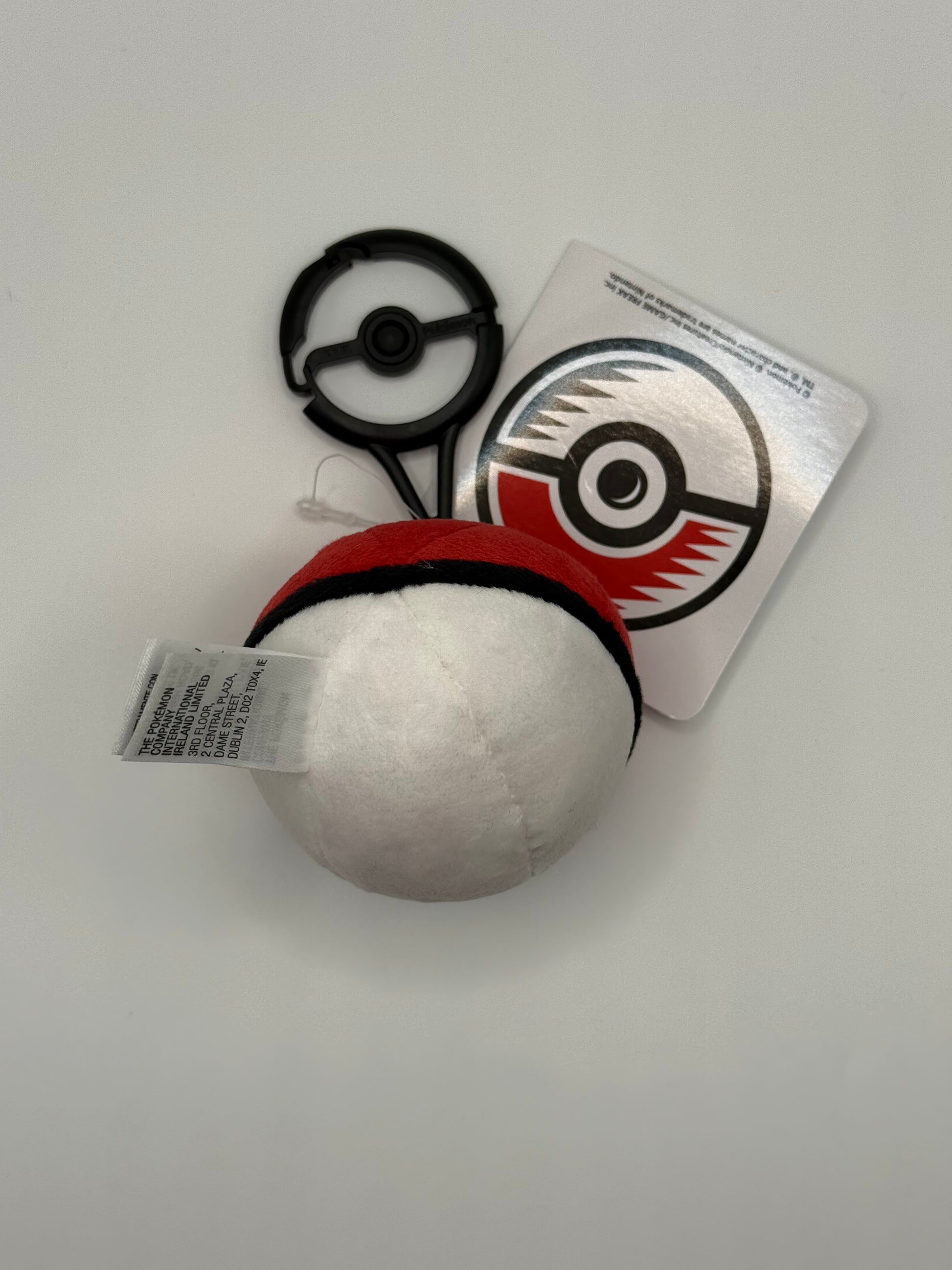 eevolvd pokemon center japan pokeball plush keychain irl 1 back side