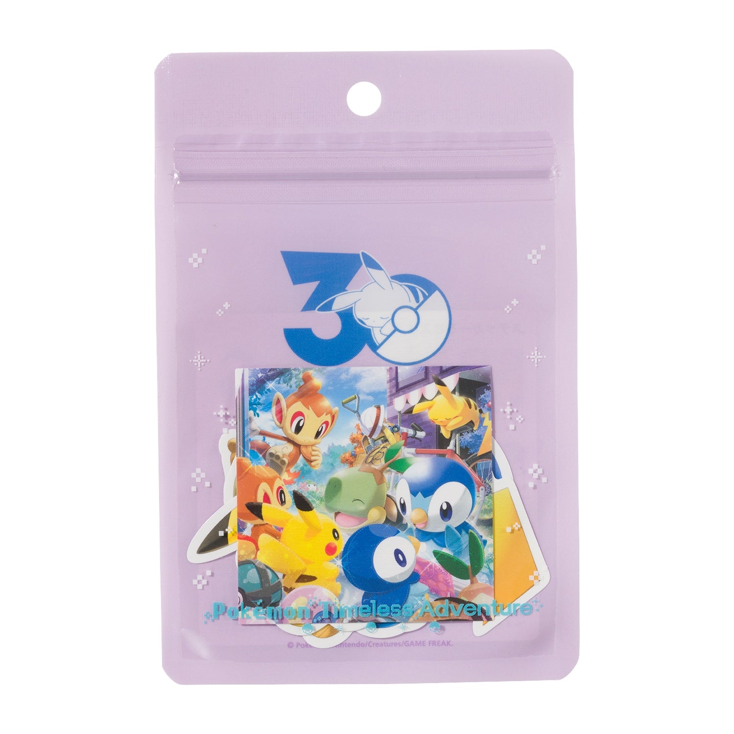 eevolvd pokemon center japan sticker timeless adventure 30th anniversary front side