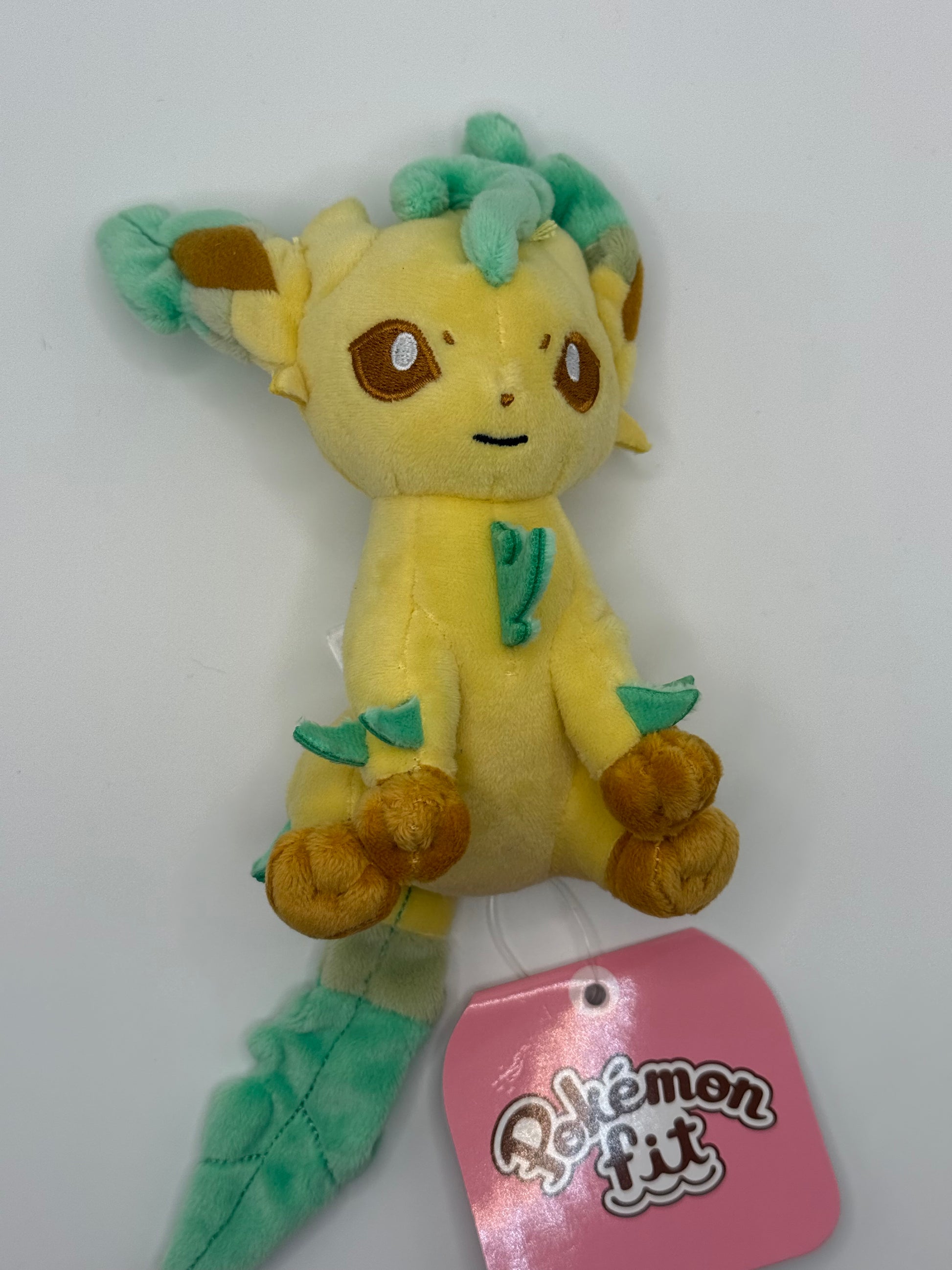 evolvd pokemon fit plush leafeon direkt fran pokemon center japan firl frontvy
