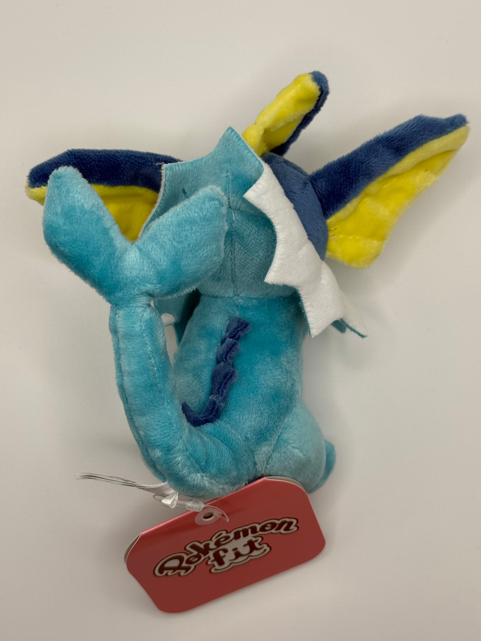 eevolvd pokemon fit vaporeron plush direkt fran pokemon center japan back view