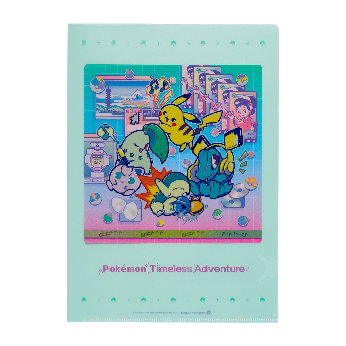 A4 Clear File Pokémon Timeless ''Cyber'' Adventure - 30th Anniversary Edition