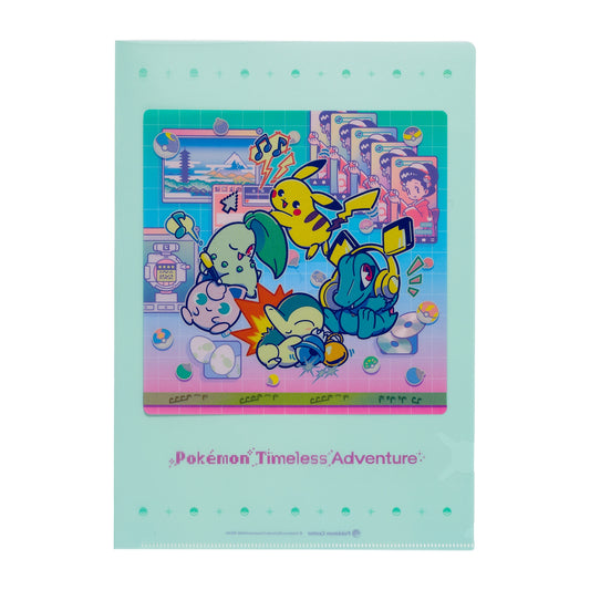 A4 Clear File Pokémon Timeless ''Cyber'' Adventure - 30th Anniversary Edition