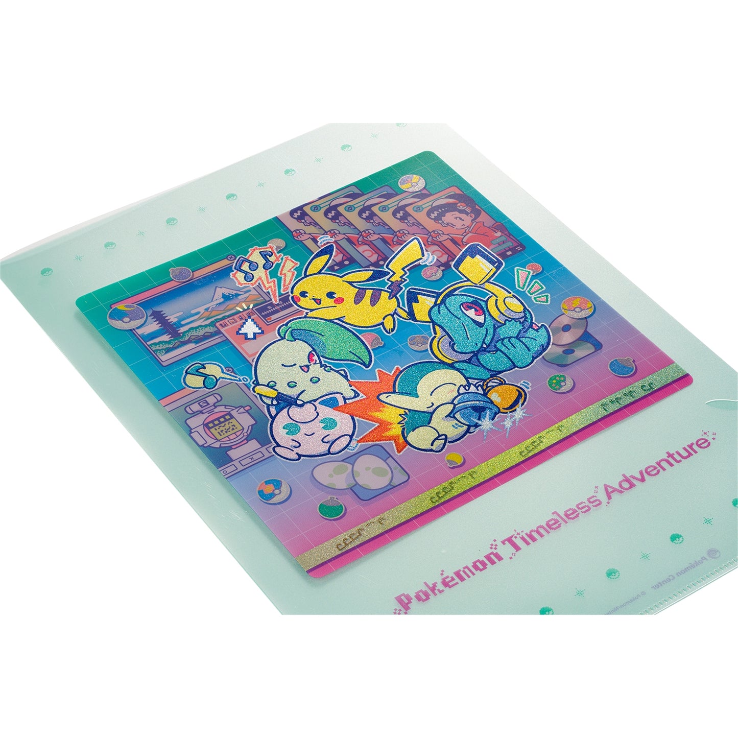 A4 Clear File Pokémon Timeless ''Cyber'' Adventure - 30th Anniversary Edition