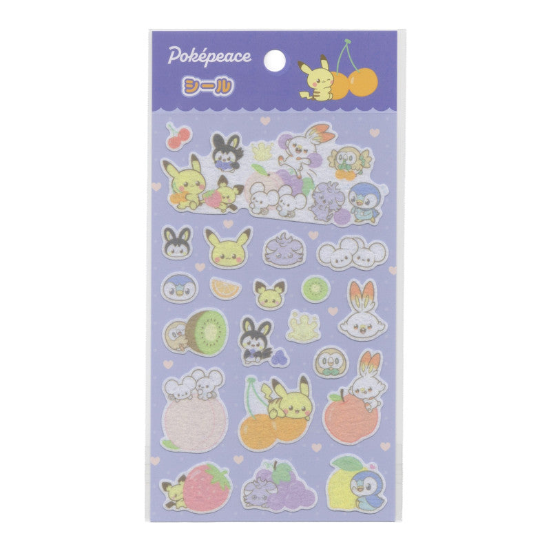 eevolvd stickers-pokemon-pokepeace-fruit-series direkt fran pokemon center japan