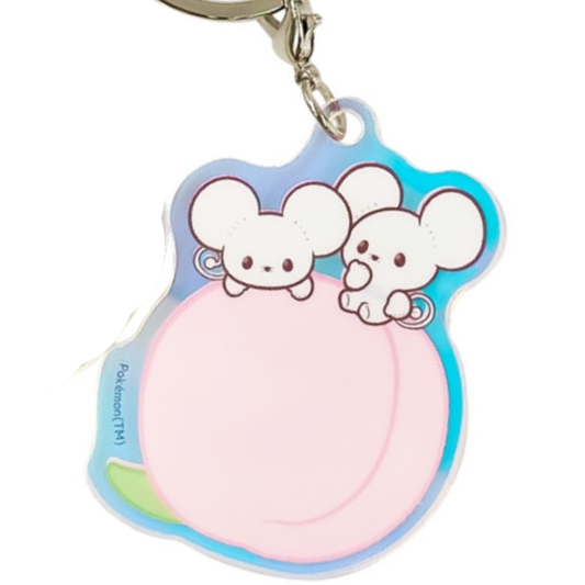eevolvd tandemaus acryllic keychain front direkt fran pokemoncenter japan