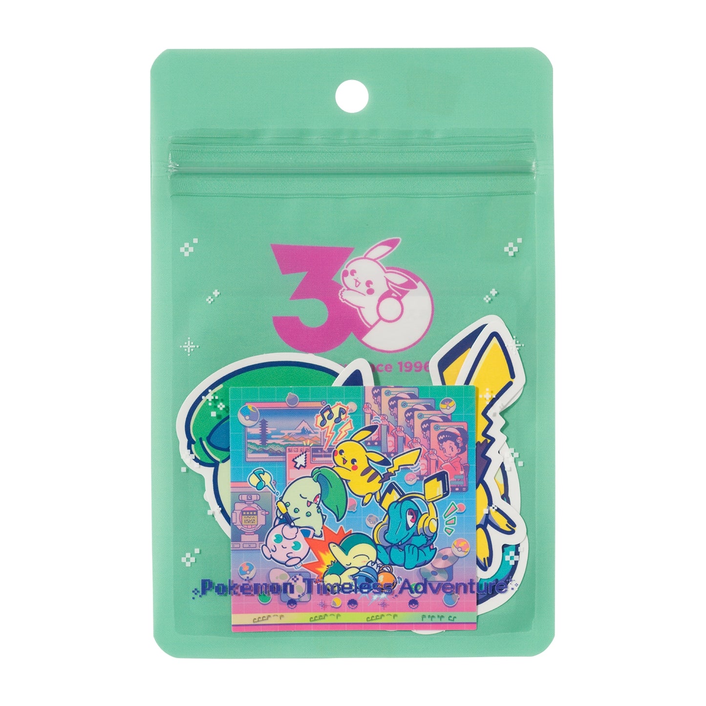 Pokémon Timeless Cyber Adventure Stickers - 30th Anniversary Edition