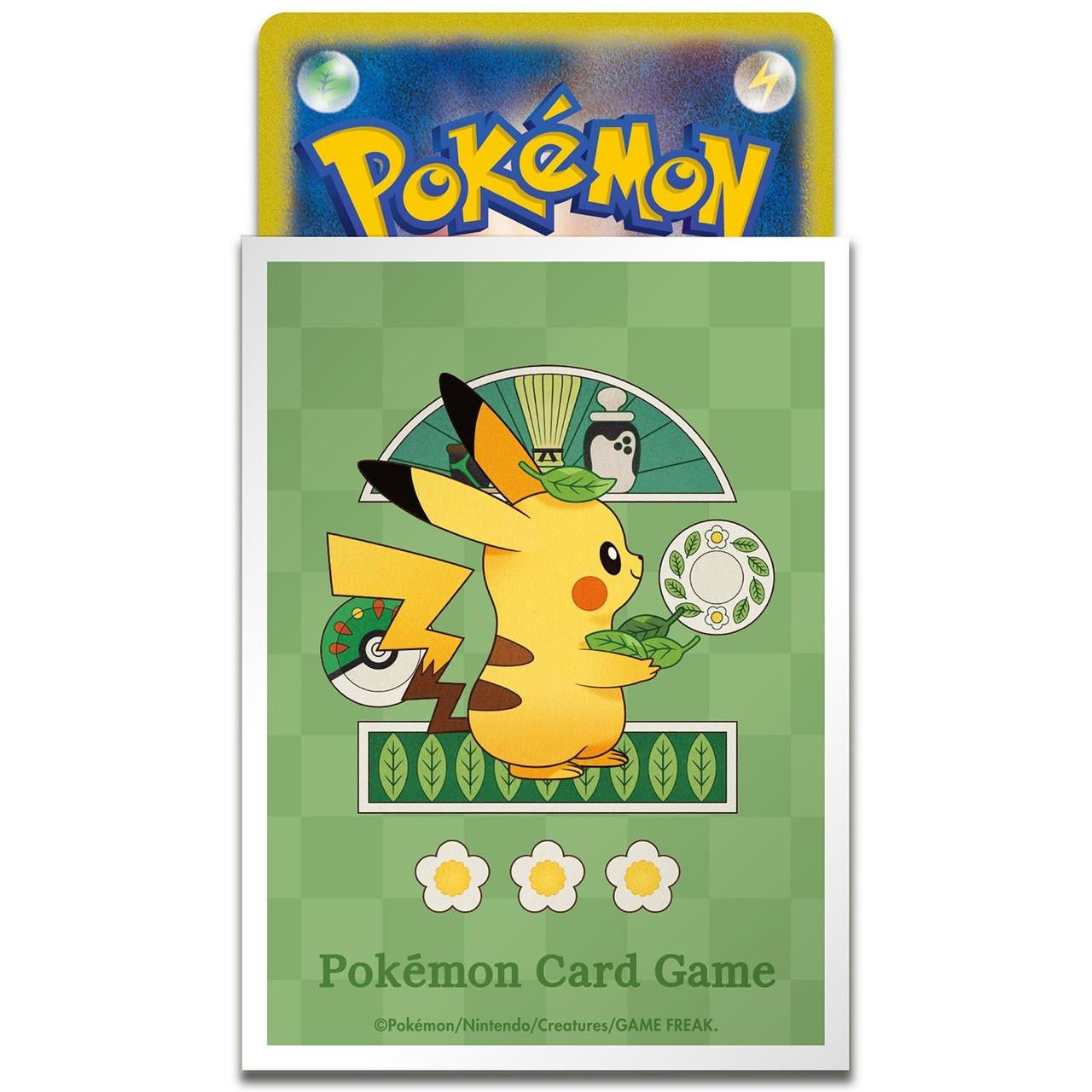 Pokemon TCG Deck Sleeves Cafè Pikachu Poltchageist White